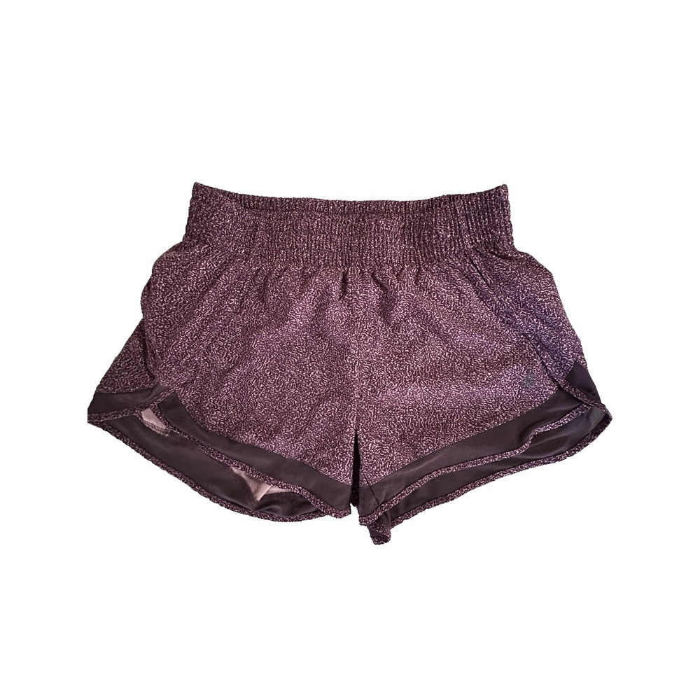 Athleta Printed Mesh Racer Run Short 4" Women's Size XS Purple